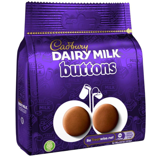 Cadbury Dairy Milk Giant Button Chocolate 85g (Case of 10) - Three Lions Pantry