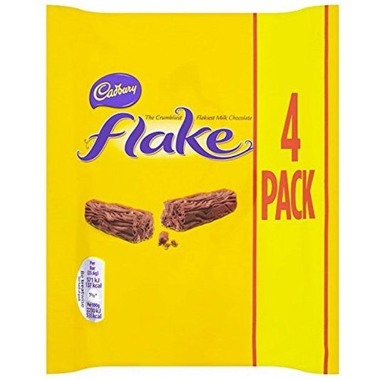 Cadbury Flake 4Pk (80G)  (Case of 20) - Three Lions Pantry