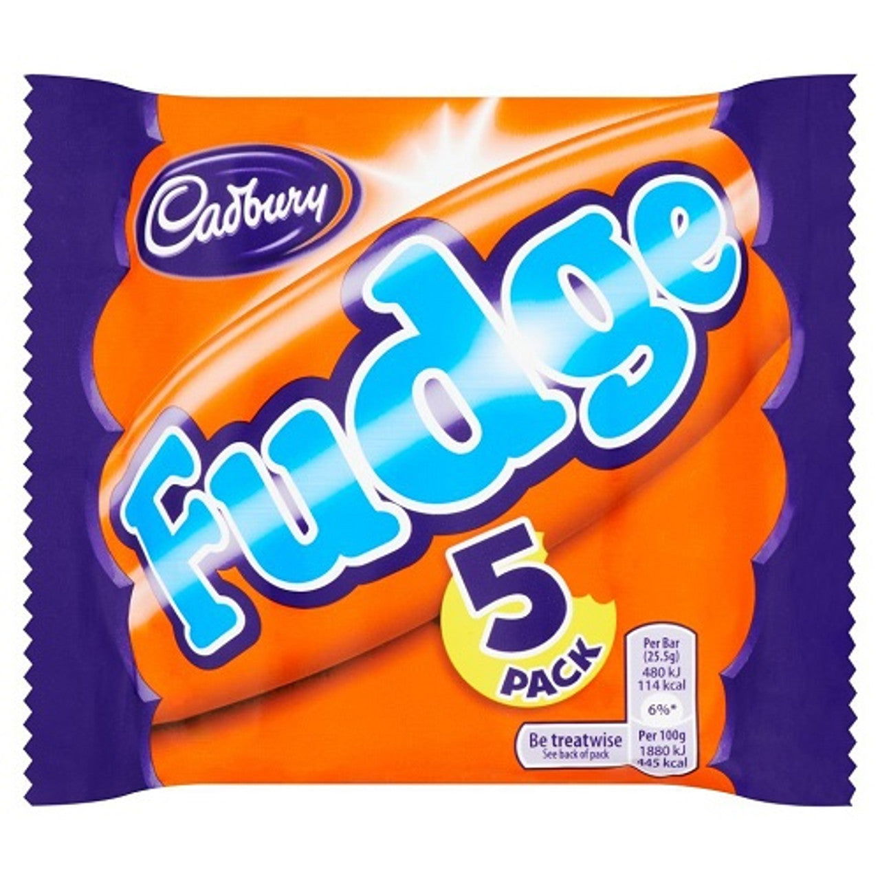 Cadbury Fudge 5pk  (Case of 20) - Three Lions Pantry