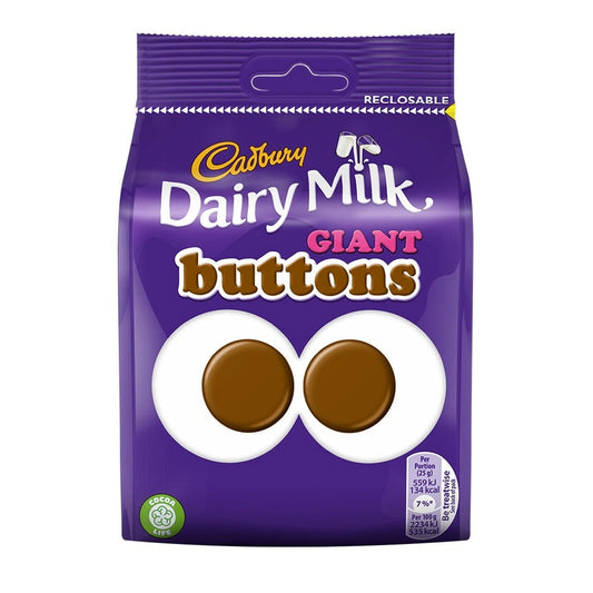 Cadbury Giant Buttons 95G  (Case of 10) - Three Lions Pantry