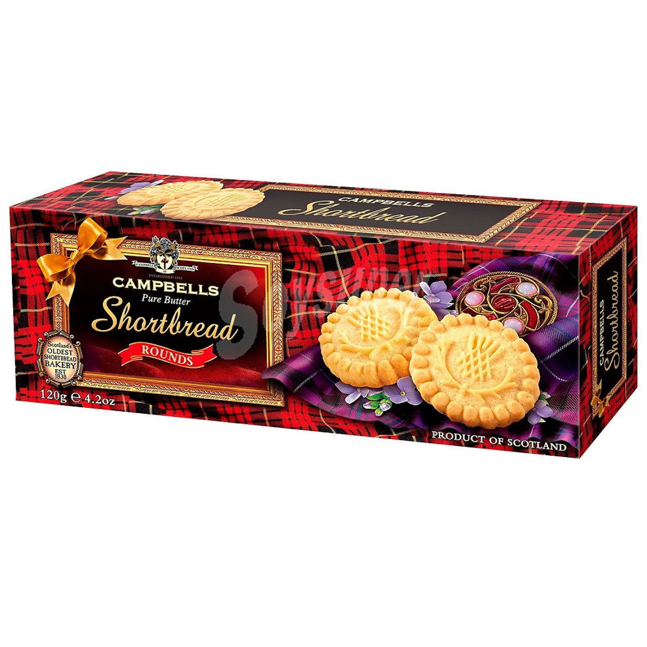 Campbells Shortbread Rounds 120g  (Case of 24) - Three Lions Pantry