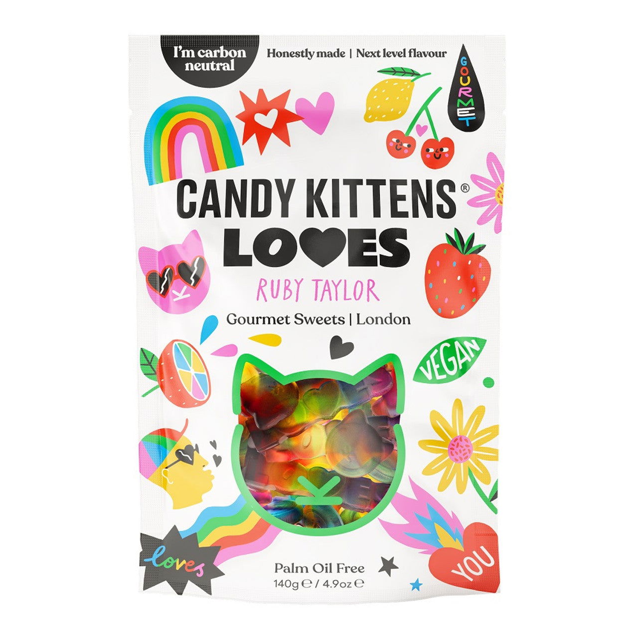 Candy Kittens Love Candy 140G  (Case of 10) - Three Lions Pantry