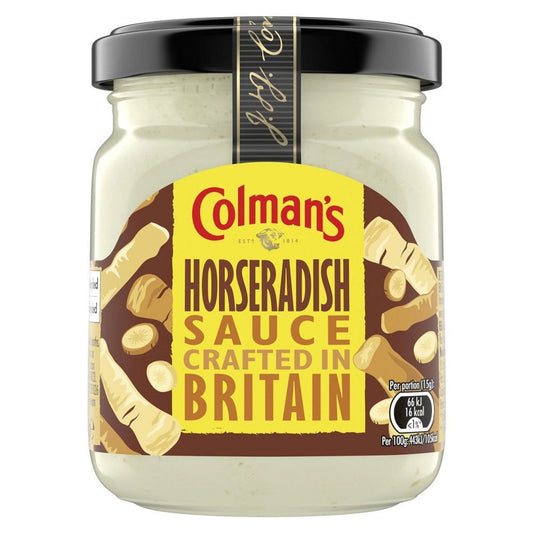 Colmans Horseradish Sauce 136g  (Case of 8) - Three Lions Pantry