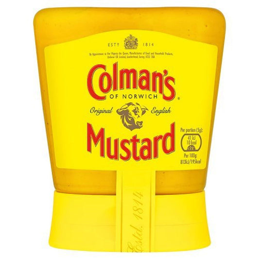 Colmans Mustard Squeezy 150G  (Case of 6) - Three Lions Pantry