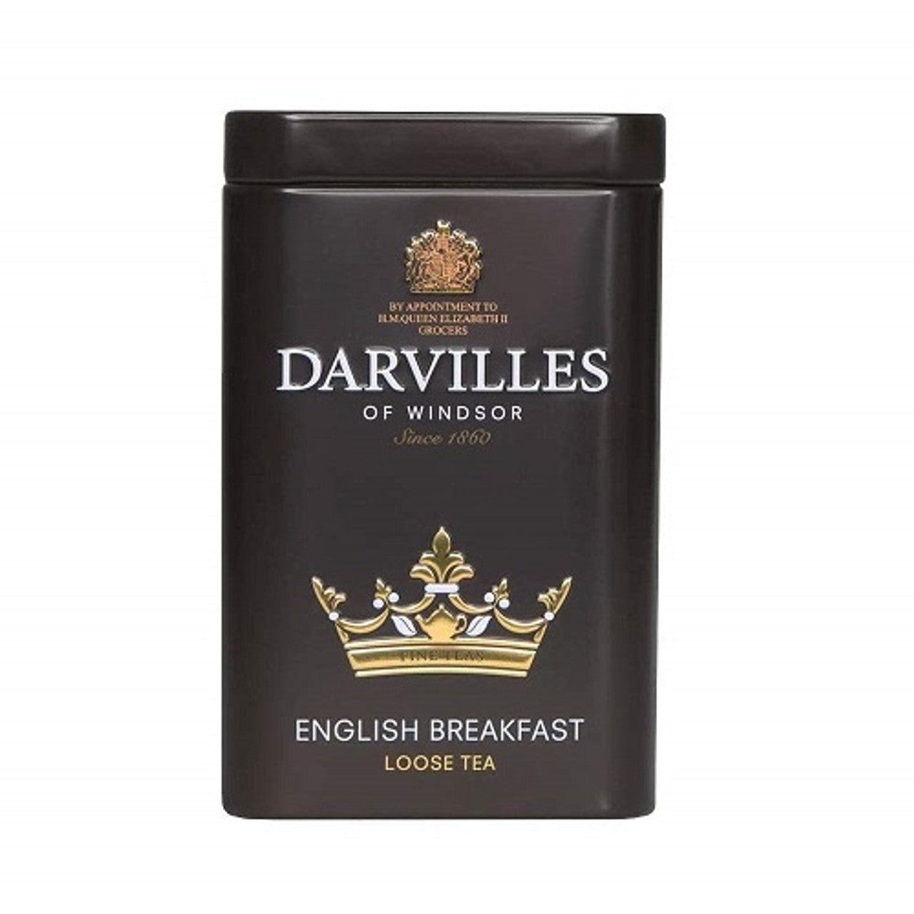 Darvilles English Breakfast Caddy 100g  (Case of 12) - Three Lions Pantry