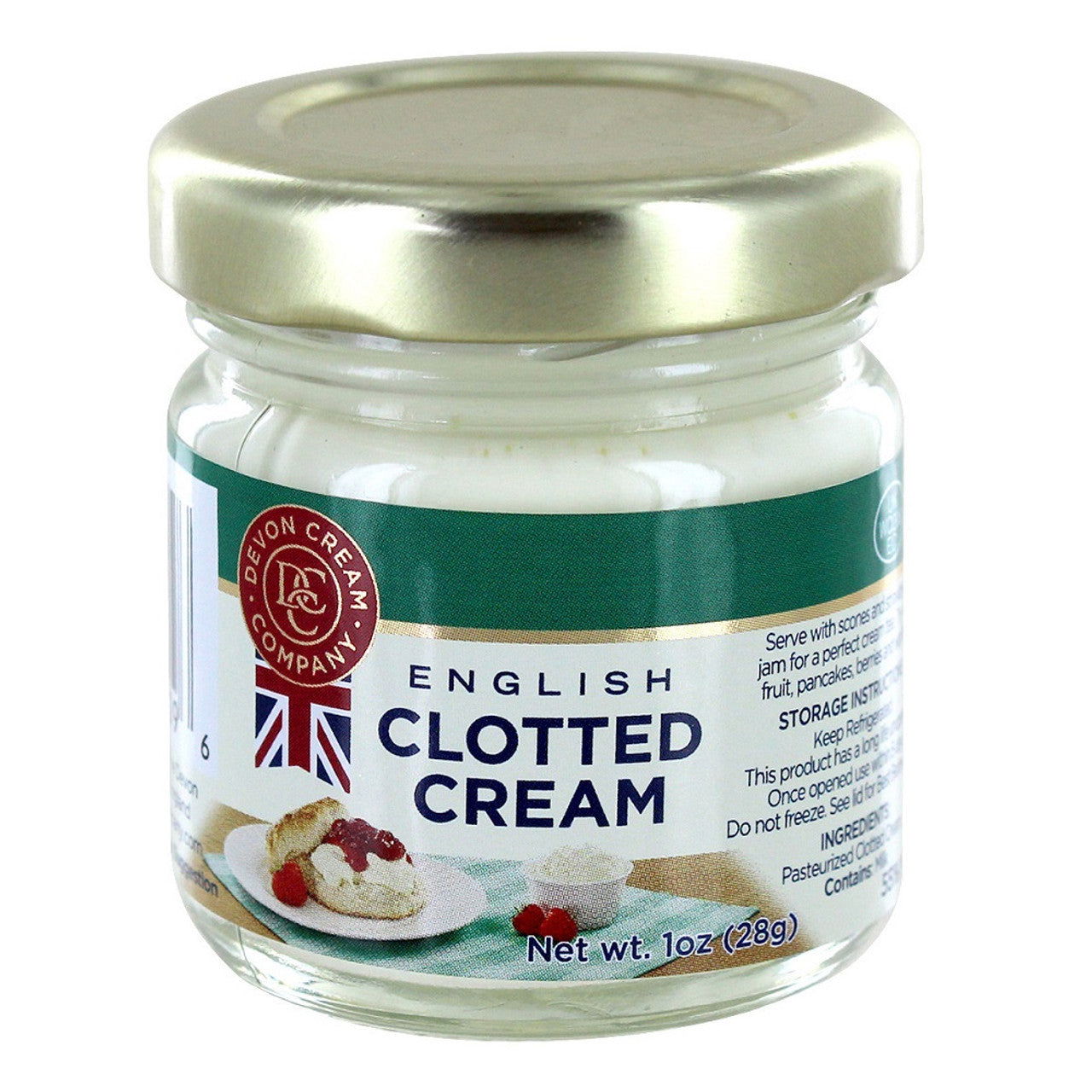 Devon Cream Company - English Clotted Cream 1oz  (Case of 24) - Three Lions Pantry