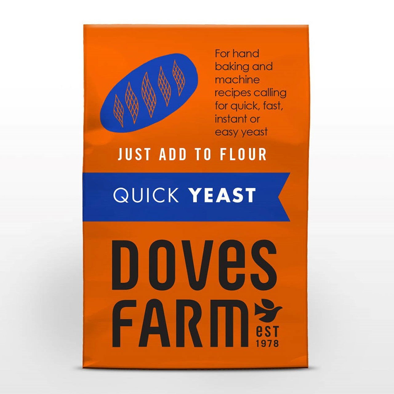 Doves Farm Quick Yeast 125g  (Case of 16) - Three Lions Pantry