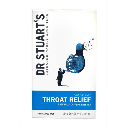 Dr. Stuart's Throat Relief 15 bags  (Case of 4) - Three Lions Pantry