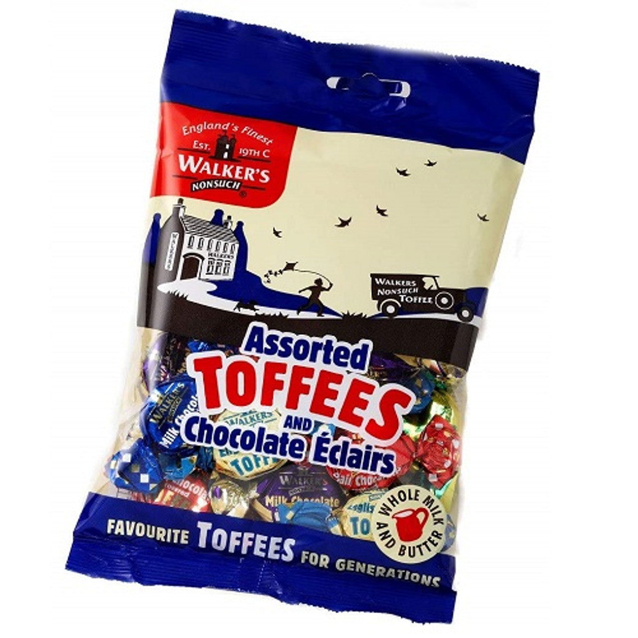 Walkers Assorted Nonsuch Toffee/ Eclair 150G  (Case of 12) - Three Lions Pantry