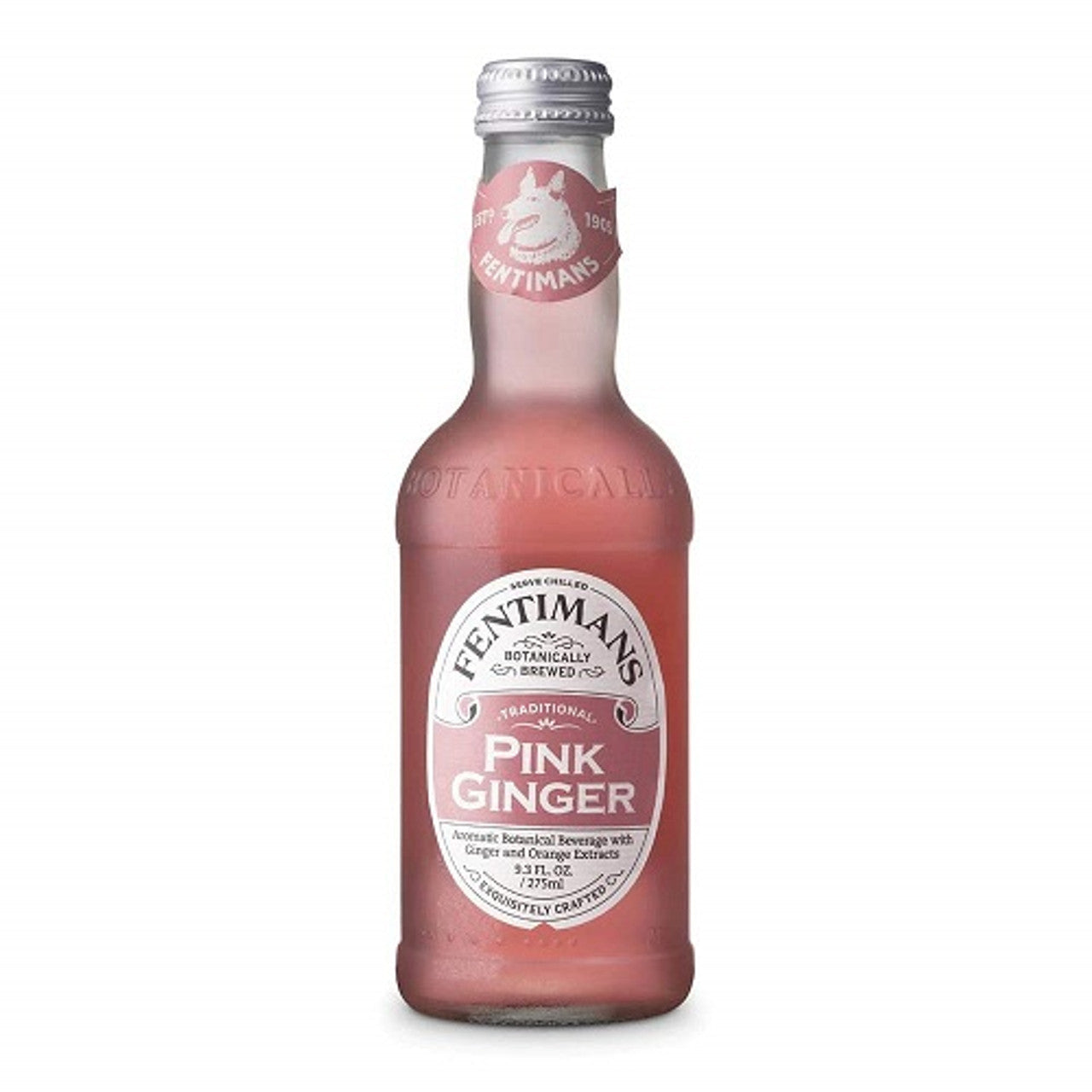 Fentimans Pink Ginger - Drink 275 ml  (Case of 24) - Three Lions Pantry