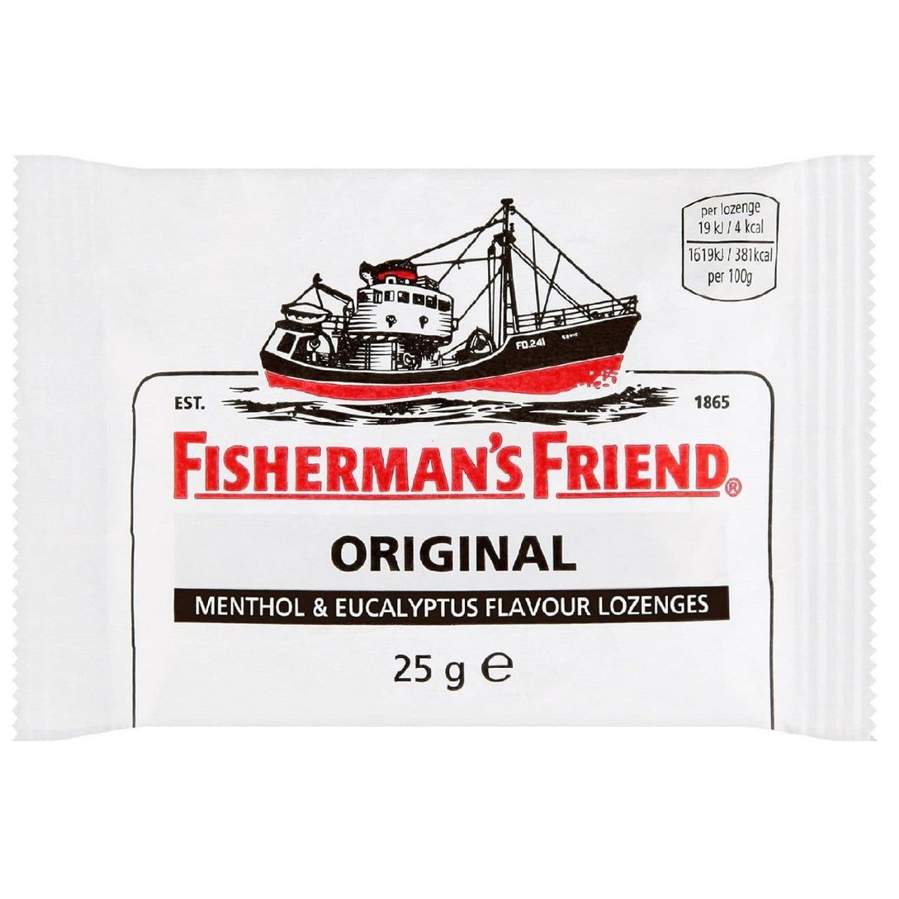 Fisherman's Friend Original Extra Strong Lozenges 25g (Case of 24) - Three Lions Pantry
