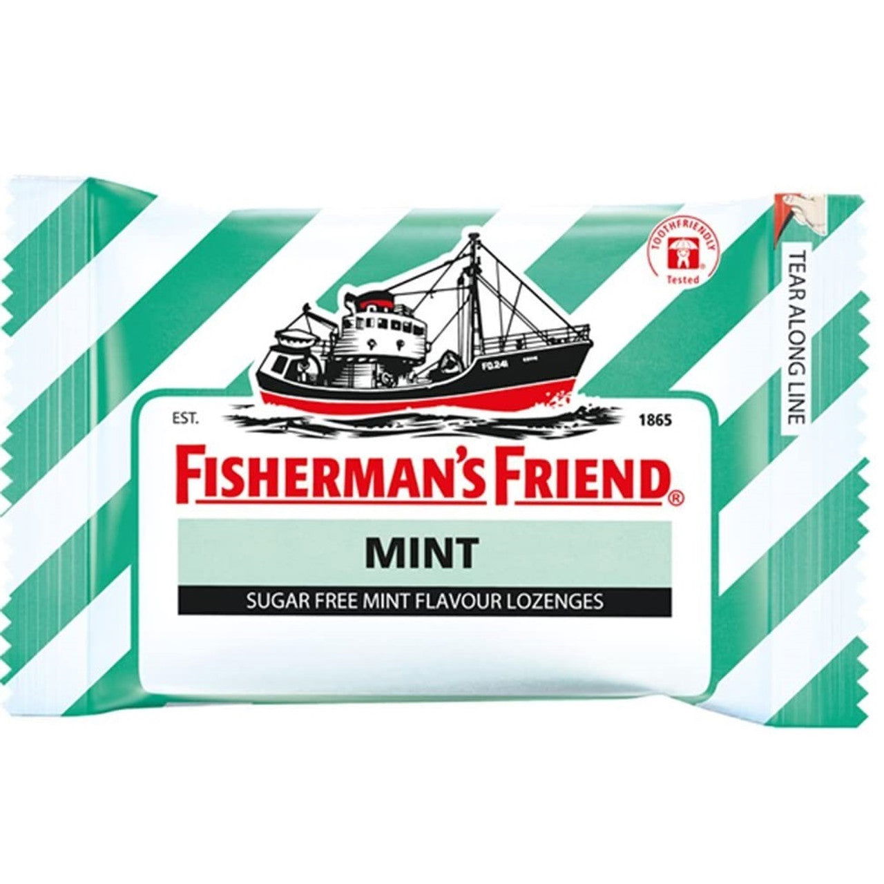 Fisherman's Friend Sugar Free Mint Flavour lozenges 25g (Case of 24) - Three Lions Pantry