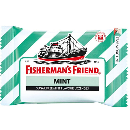 Fisherman's Friend Sugar Free Mint Flavour lozenges 25g (Case of 24) - Three Lions Pantry