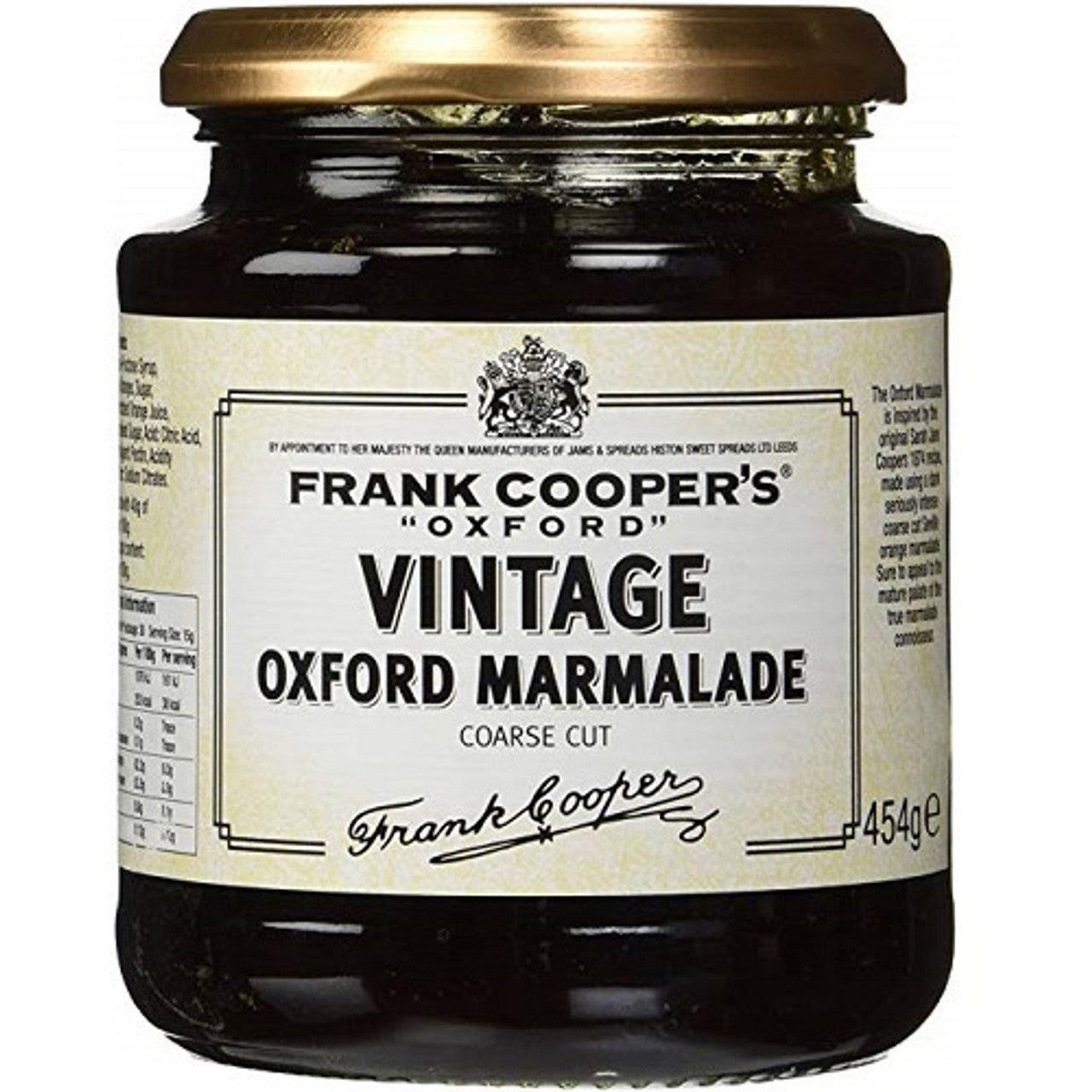 Frank Cooper'S Vintage Marmalade 454g  (Case of 6) - Three Lions Pantry