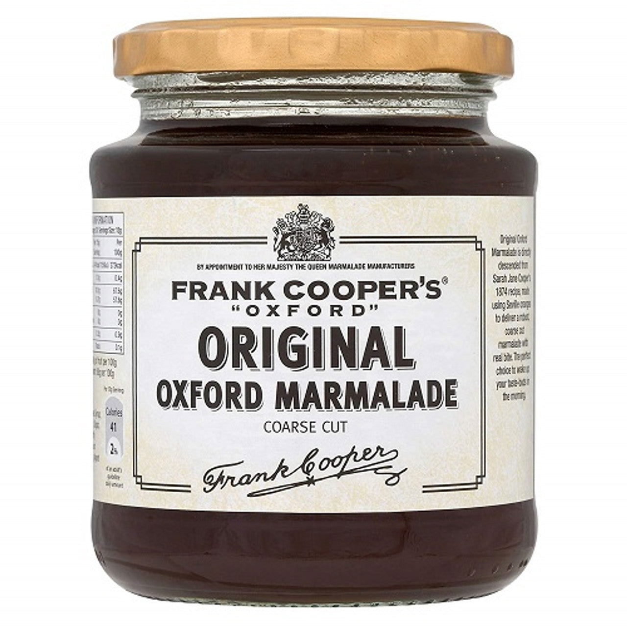 Frank Coopers Original Marmalade 454g  (Case of 6) - Three Lions Pantry
