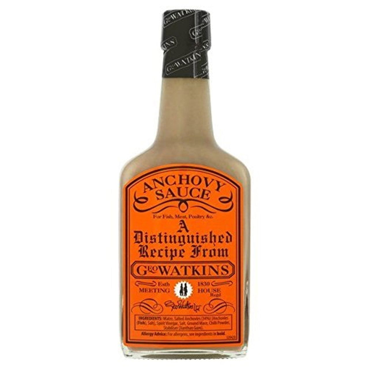Geo Watkins Anchovy Sauce 190ml  (Case of 8) - Three Lions Pantry