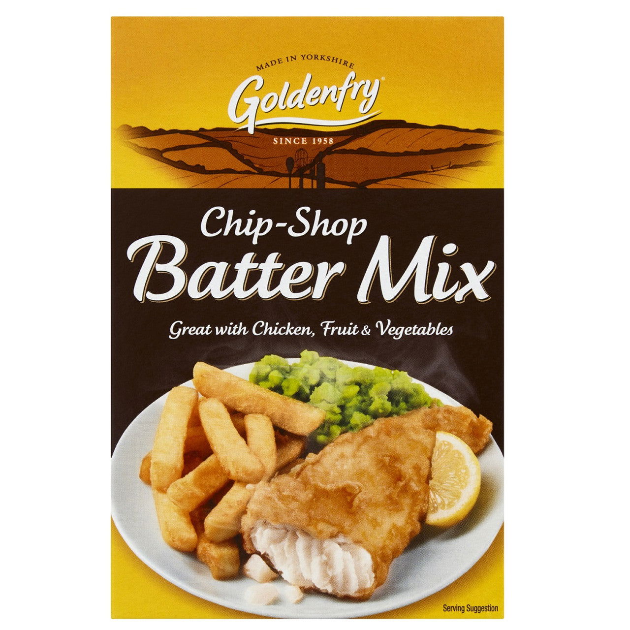 Golden Fry Chip Shop Batter Mix 170G  (Case of 12) - Three Lions Pantry