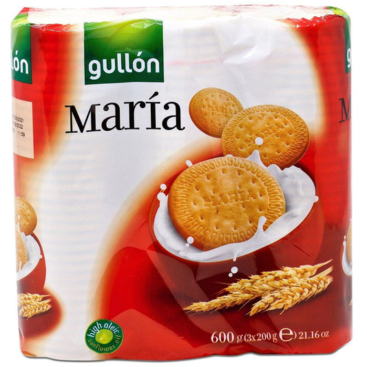 Gullon Maria Biscuits (3pk x200g) 600g  (Case of 10) - Three Lions Pantry
