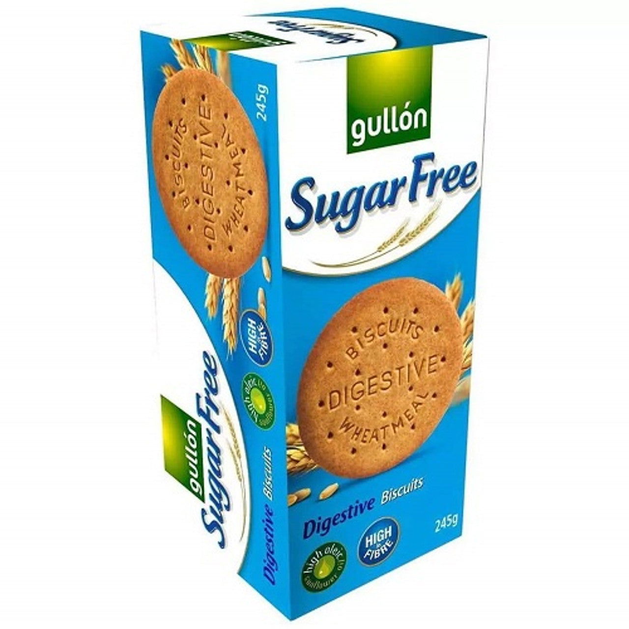 Gullon Sugar Free Digestives 245g  (Case of 12) - Three Lions Pantry