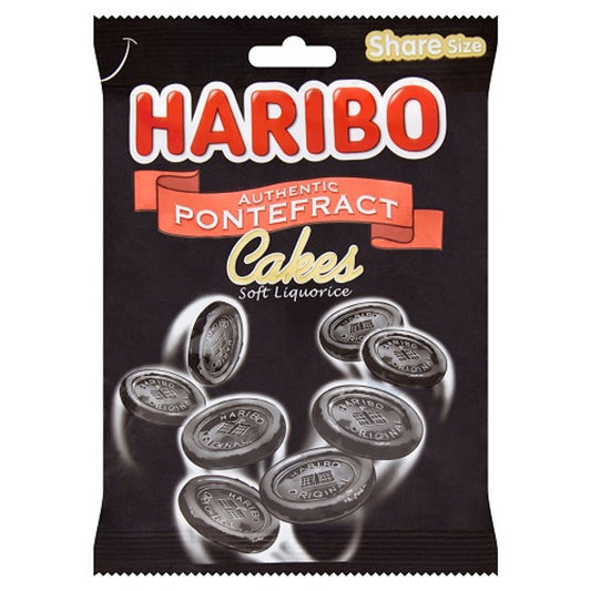 Haribo Pontefract Cakes 160g  (Case of 12) - Three Lions Pantry