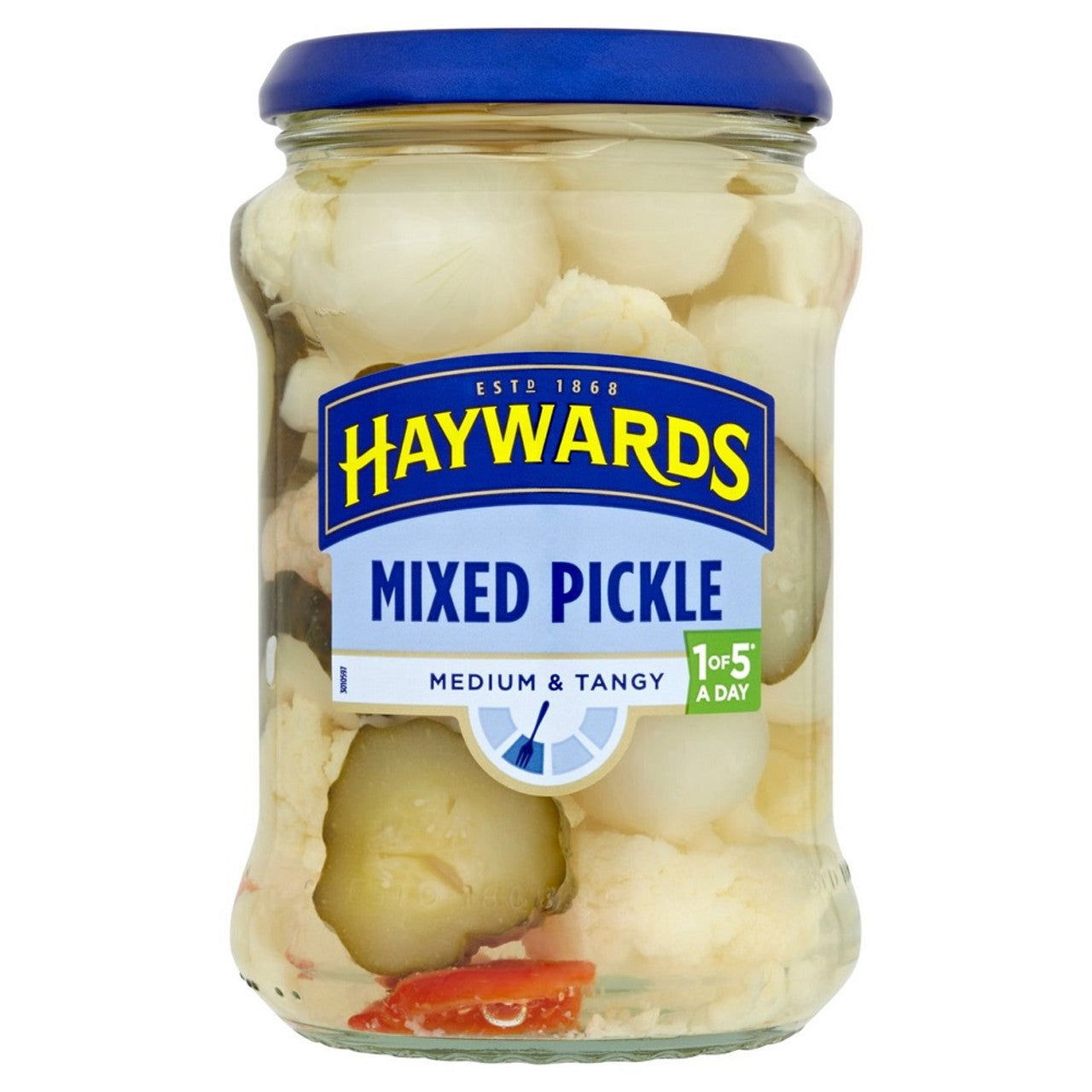 Haywards Medium & Tangy Mixed Pickle 400g  (Case of 6) - Three Lions Pantry