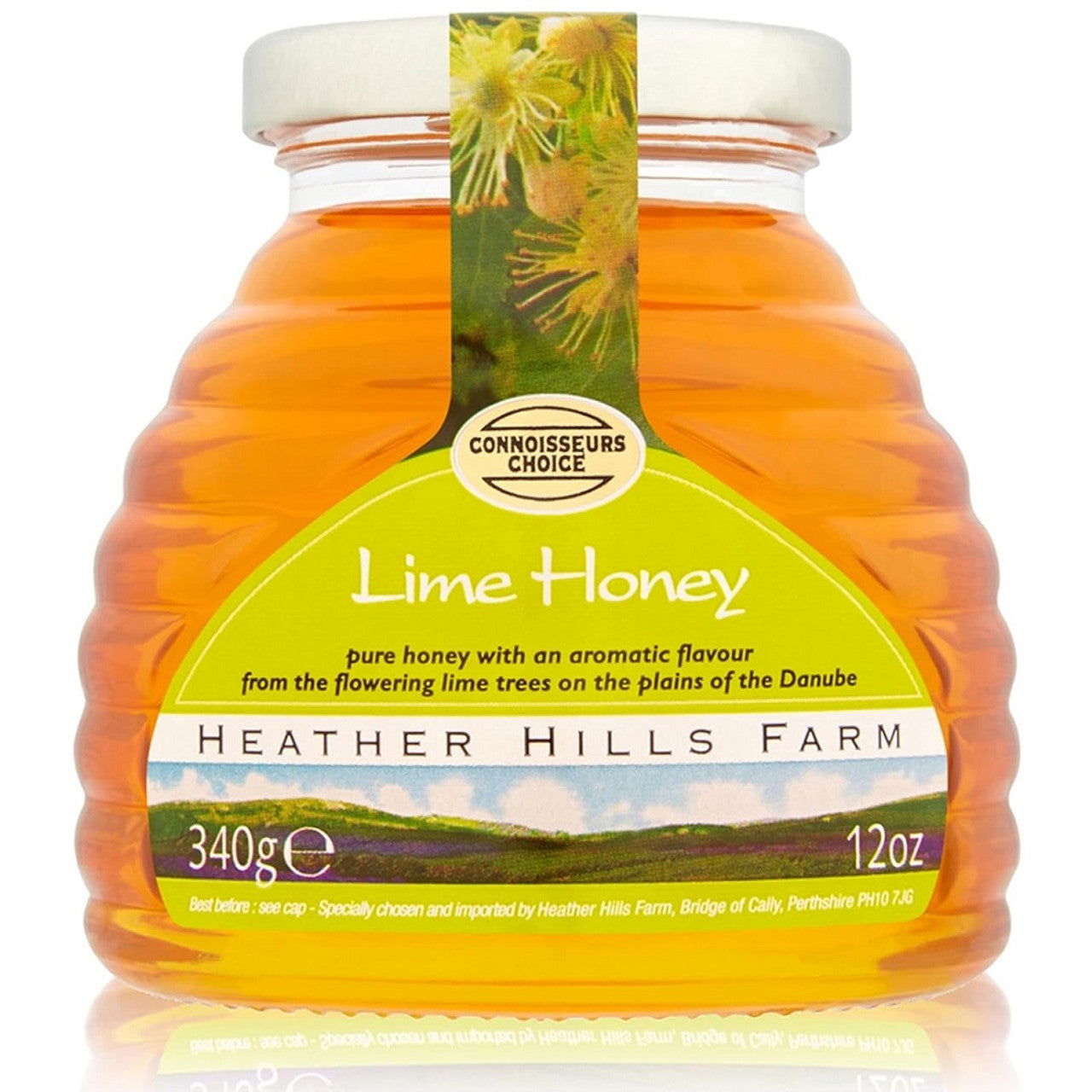 Heather Hills Lime Tree Honey 340g  (Case of 8) - Three Lions Pantry