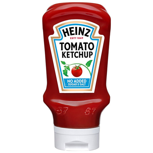 Heinz Tomato Ketchup No Added Sugar & Salt 400ml  (Case of 10) - Three Lions Pantry