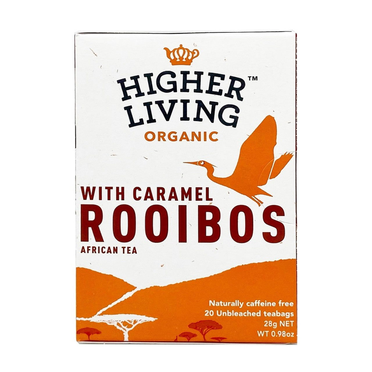 Higher Living Organic Rooibos Caramel Tea 28g  (Case of 4) - Three Lions Pantry
