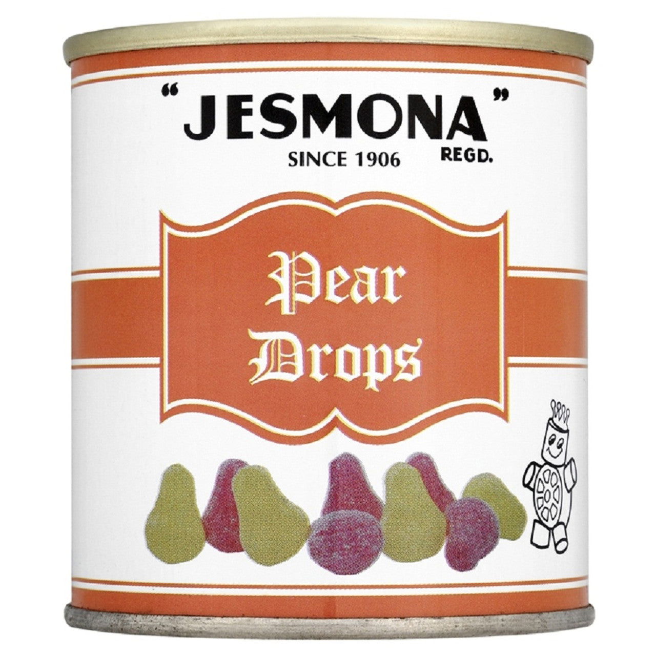Jesmona Pear Drops Sweets Tin 250g  (Case of 12) - Three Lions Pantry