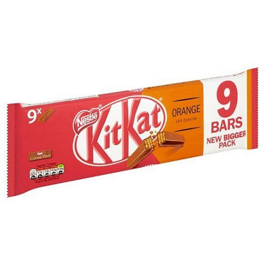 K't Kat 2-Finger Orange 9pk (186g)  (Case of 25) - Three Lions Pantry