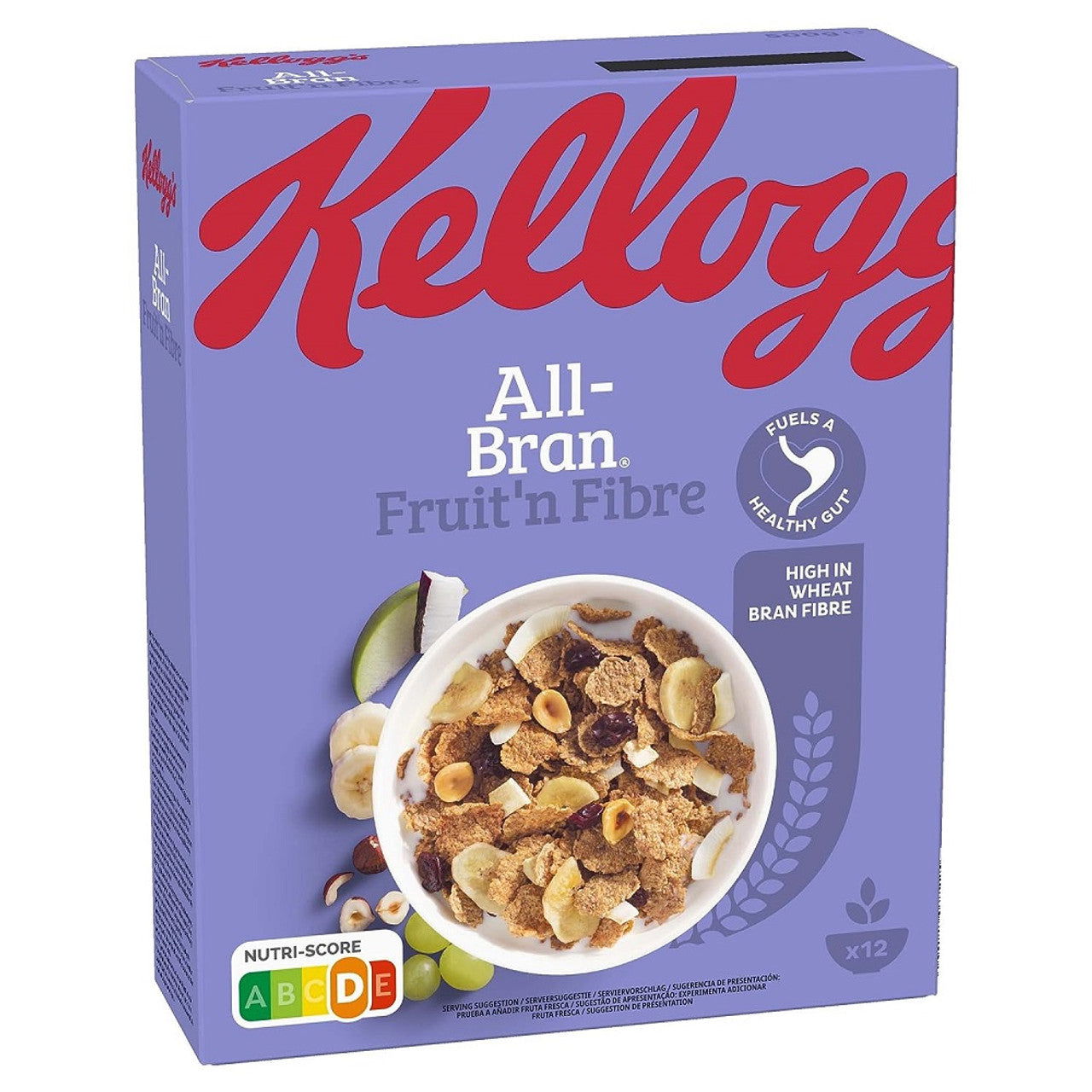 Kellogg's Fruit 'n Fibre Cereal 500g  (Case of 6) - Three Lions Pantry