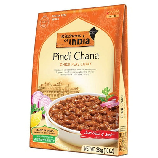 Kitchens of India Pindi Chana 10 oz  (Case of 48) - Three Lions Pantry