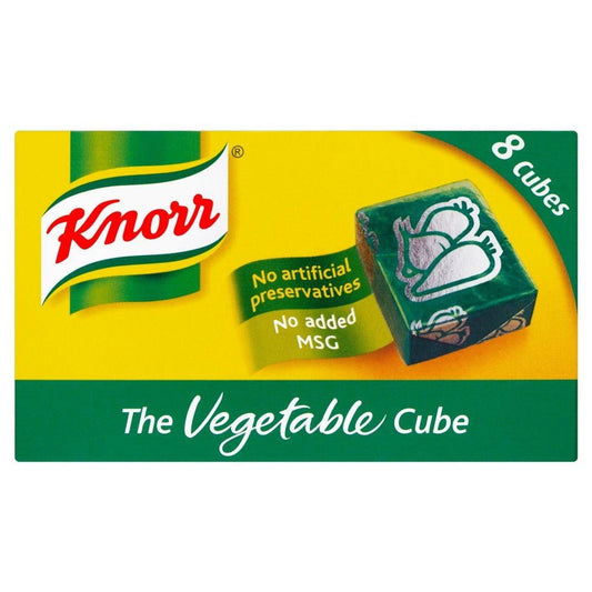 Knorr Vegetable Stock 8 Cubes 80g  (Case of 12) - Three Lions Pantry