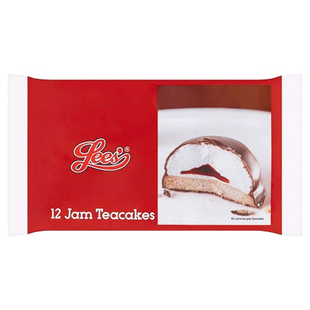 Lees Jam Teacakes 12pk, 220g  (Case of 8) - Three Lions Pantry