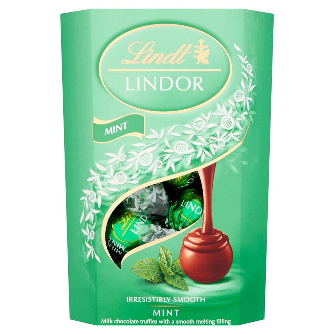 Lindt Lindor Milk Mint Chocolate Truffles 200g  (Case of 8) - Three Lions Pantry