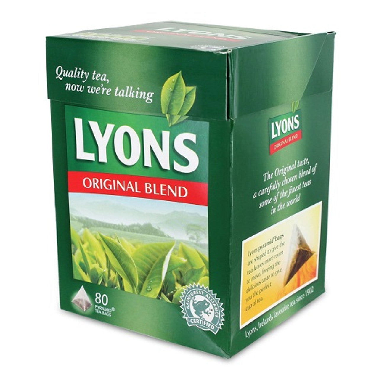 Lyons Green 80 bags  (Case of 12) - Three Lions Pantry