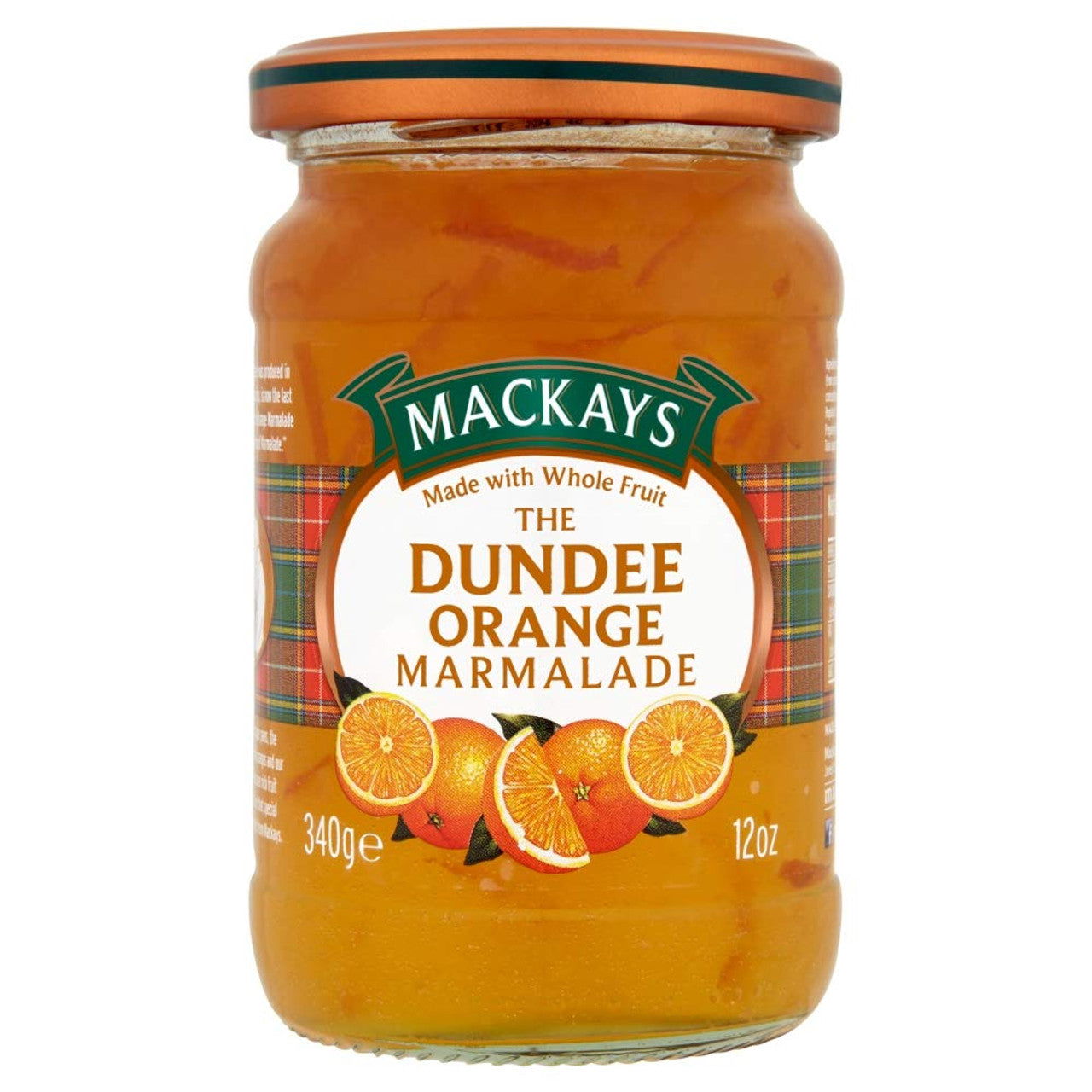 Mackays The Dundee Orange Marmalade 340G  (Case of 6) - Three Lions Pantry