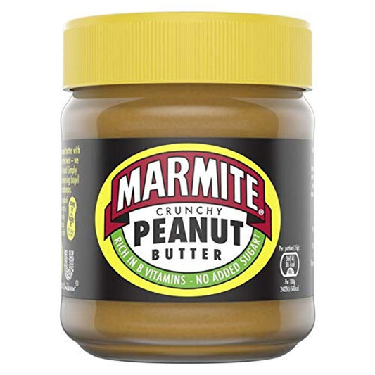Marmite Crunchy Peanut Butter 225g  (Case of 8) - Three Lions Pantry