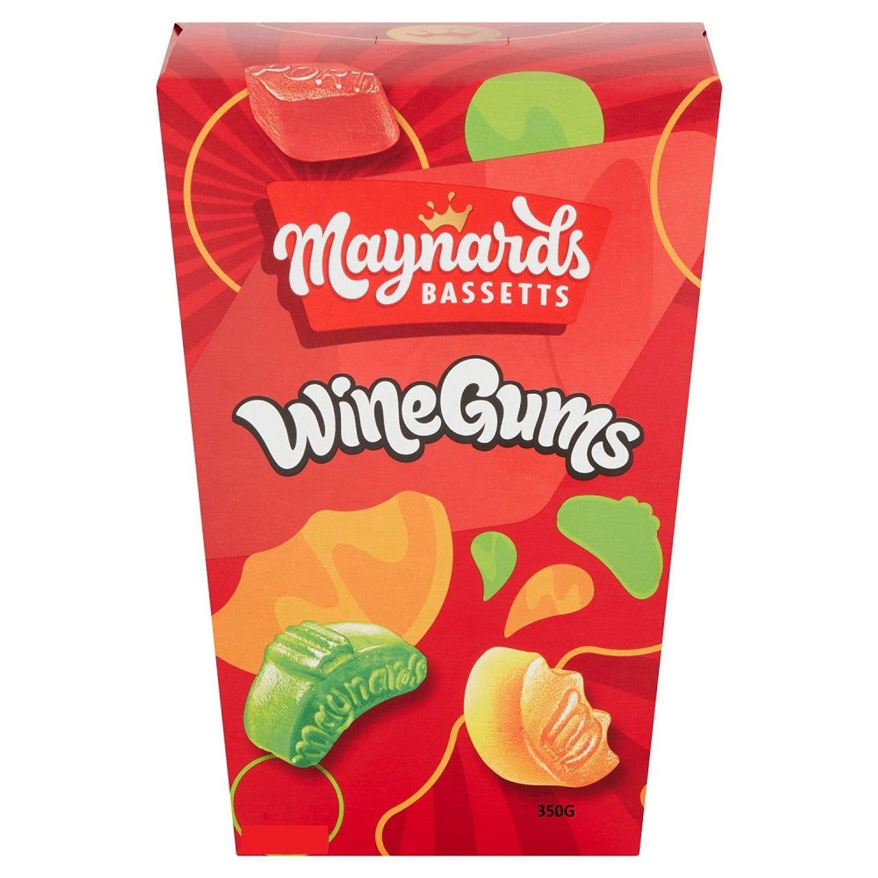 Maynards Bassetts Wine Gums Carton 350g  (Case of 6) - Three Lions Pantry