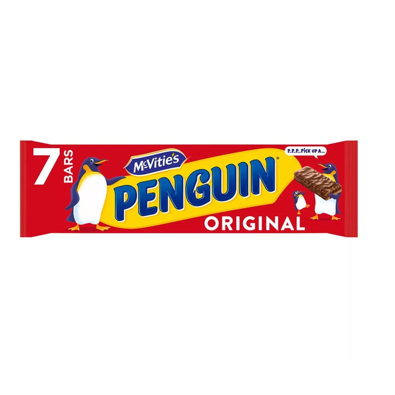 McVitie's Penguin Original Milk Bar 7pk 172.2g (Case of 36) - Three Lions Pantry