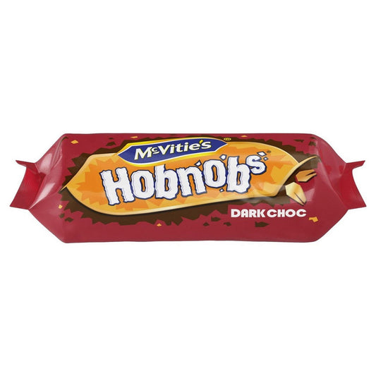 McVities Hob Nobs Dark Choc 262g  (Case of 12) - Three Lions Pantry