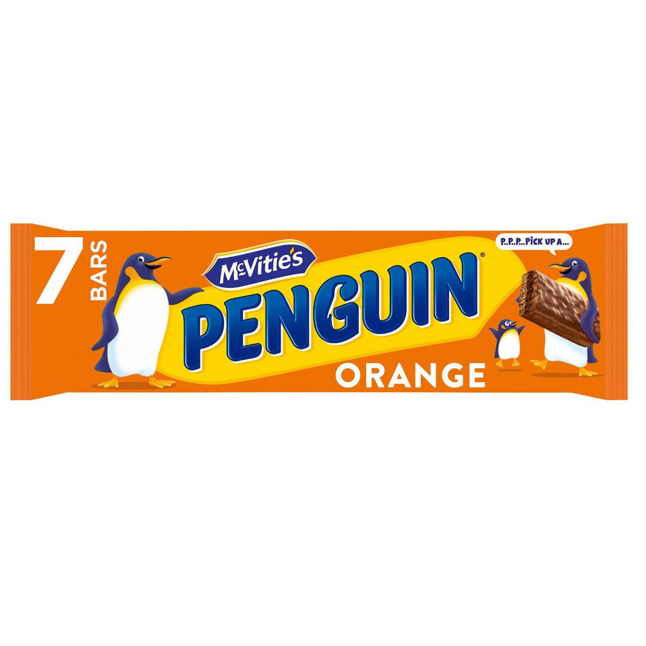 McVities Penguin Orange Bar 7pk (Case of 36) - Three Lions Pantry