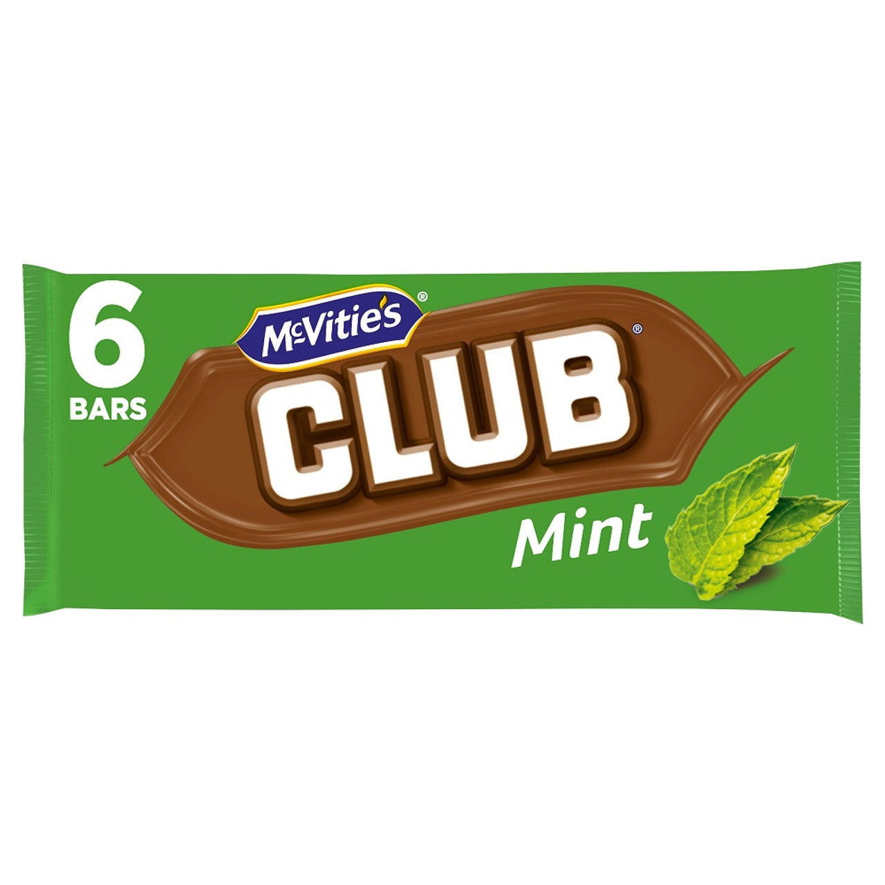 Mcvities Club Mint Biscuits 6Pk  (Case of 12) - Three Lions Pantry