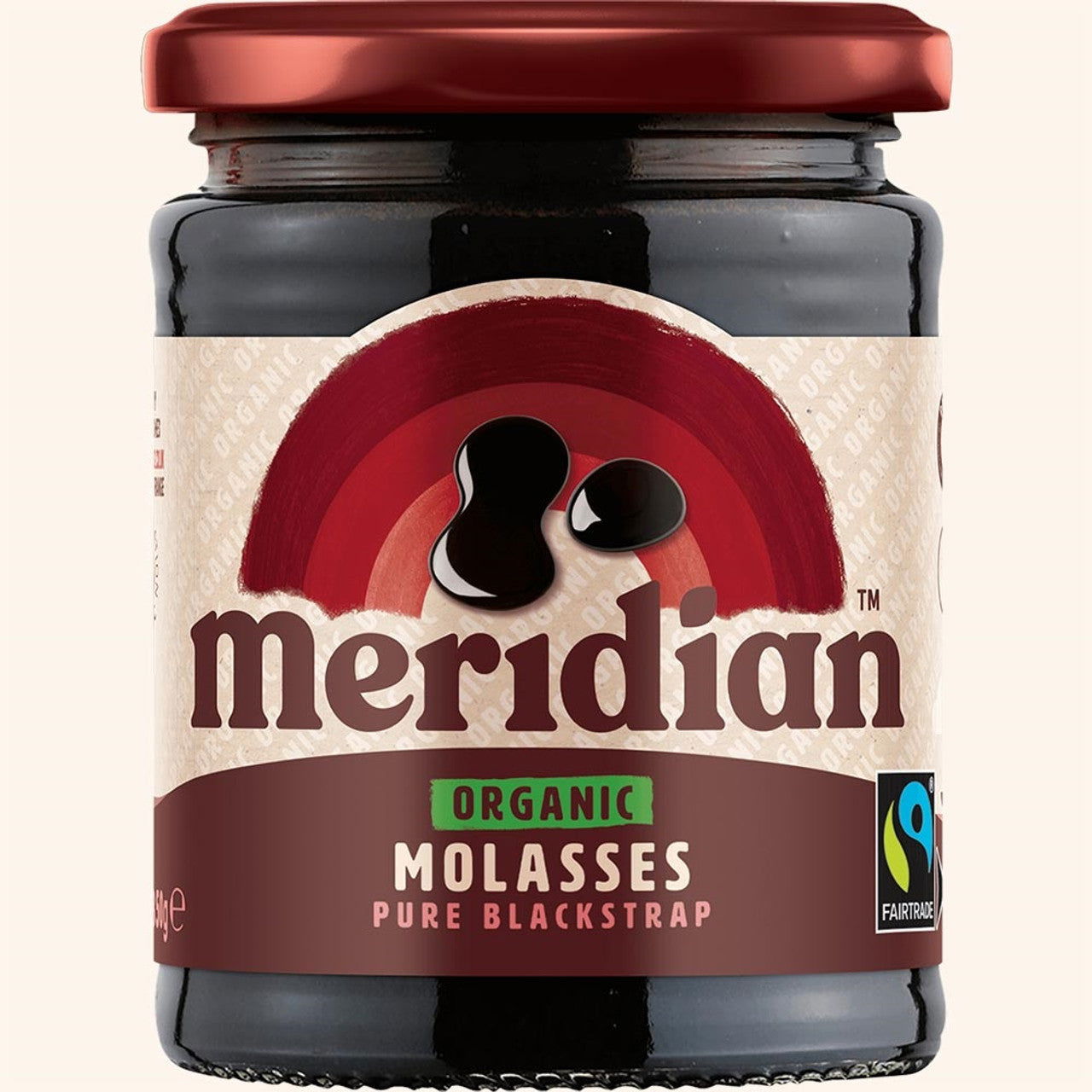 Meridian Organic & Fairtrade Molasses Pure Blackstrap - 350g  (Case of 6) - Three Lions Pantry