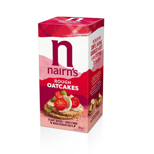 Nairns Rough Oatcakes 291g (Case of 6) - Three Lions Pantry