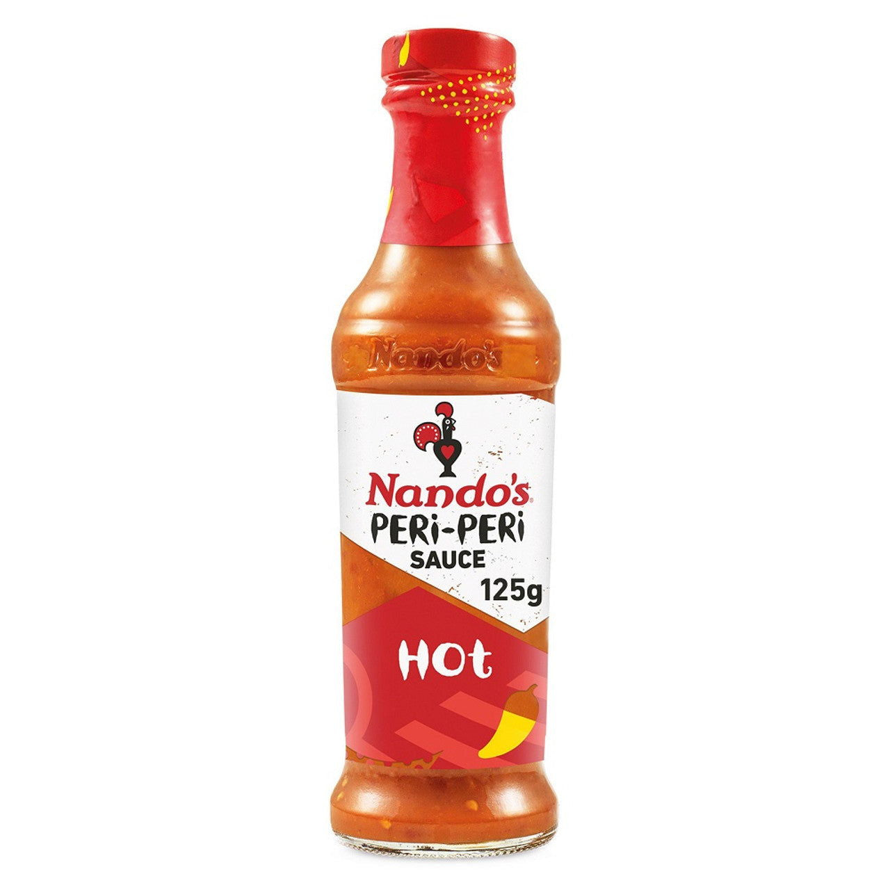 Nando's Hot Peri-Peri Sauce 125g  (Case of 6) - Three Lions Pantry