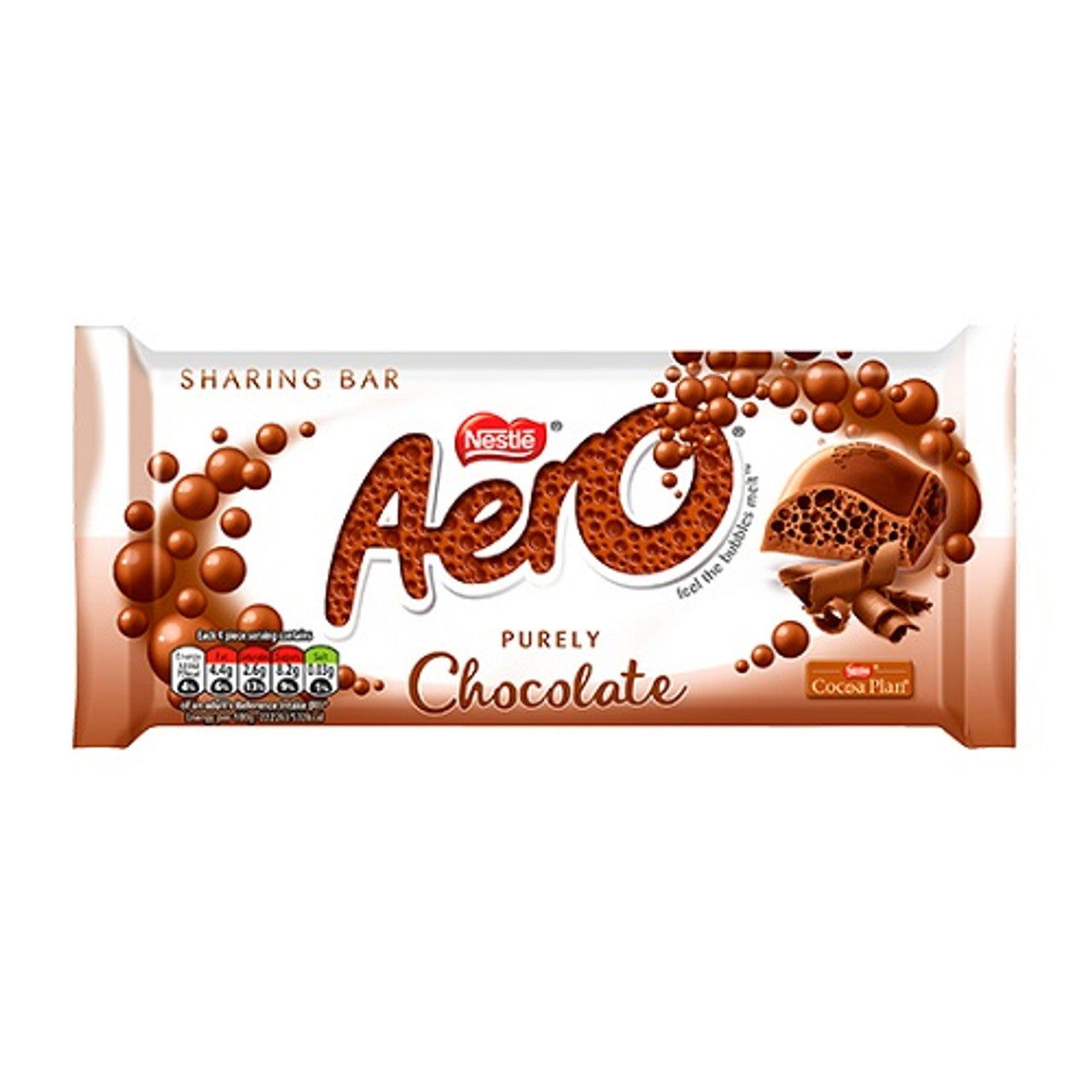 Nestle Aero Milk Bar 90g  (Case of 15) - Three Lions Pantry
