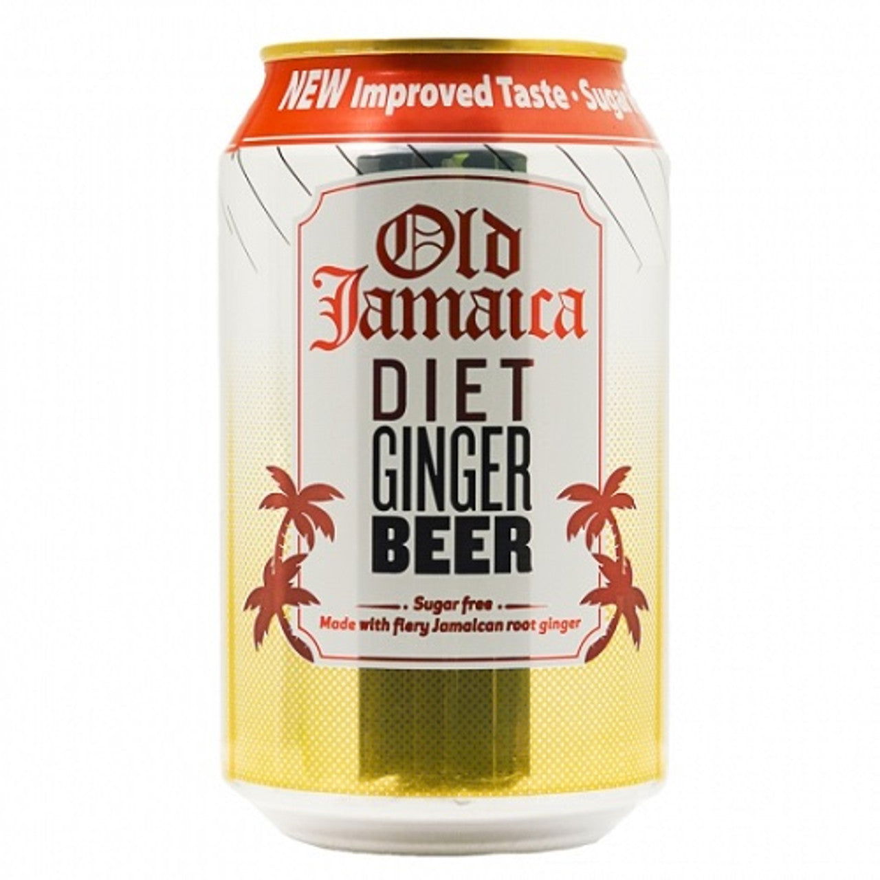 Old Jamaica Diet Ginger Beer 330ml  (Case of 24) - Three Lions Pantry