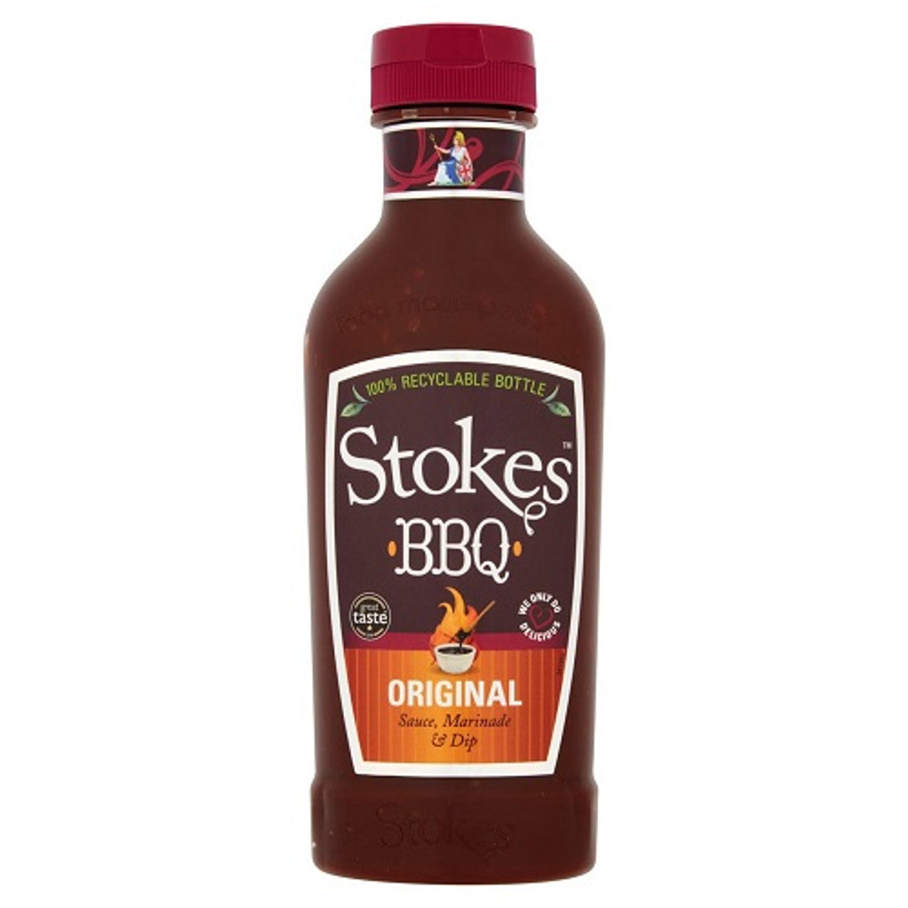 Original BBQ Sauce SQUEEZY 510g  (Case of 1) - Three Lions Pantry