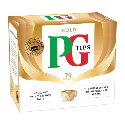 PG Tips Gold 70 Tea Bags (Case of 6) - Three Lions Pantry